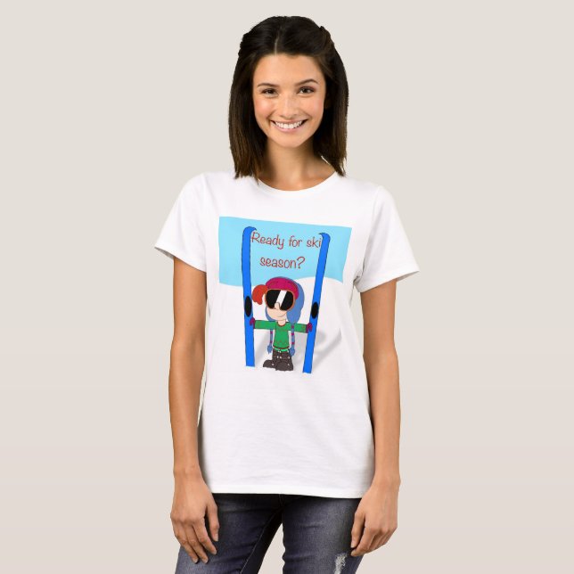 T-shirt Saison Ski Axel Norris (Devant entier)