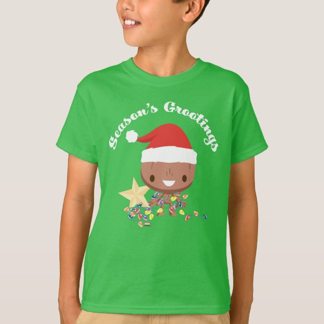 T-shirt Saison's Grootings Fêtes Lumières Groot (Devant)