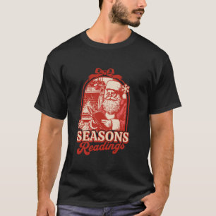 T-shirt Saisons Lecture Santa Claus Réservations Noël Lire