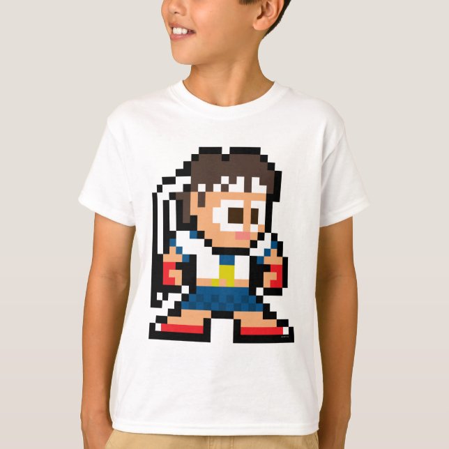 T-shirt Sakura 8 bits (Devant)