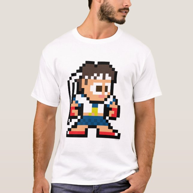 T-shirt Sakura à 8 bits (Devant)