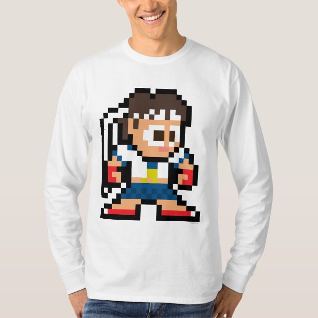 T-shirt Sakura à 8 bits (Devant)