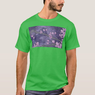 T-shirt Sakura Cherry Fleur Arbre Japonais Fleur Beautif