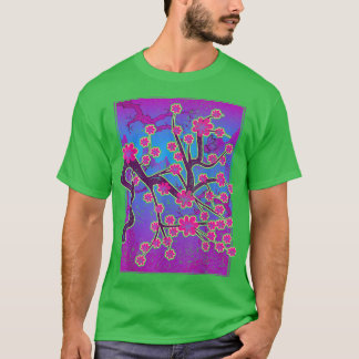 T-shirt Sakura Japan Pink Flower 90s Art Vaporwave Cherry