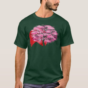 T-shirt Sakura Japon Drapeau Cerisier Fleur Arbre Japonais