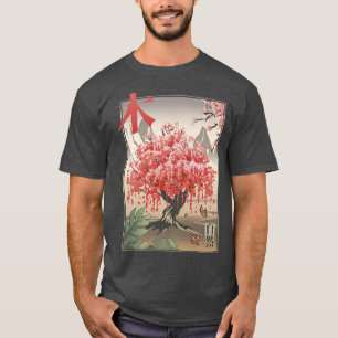 T-shirt Sakura japonais traditionnel Cerisier Arbre