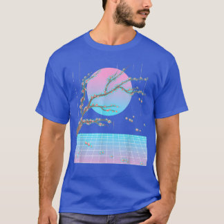 T-shirt Sakura Japonaise Fleur esthétique Vaporwave Cherch