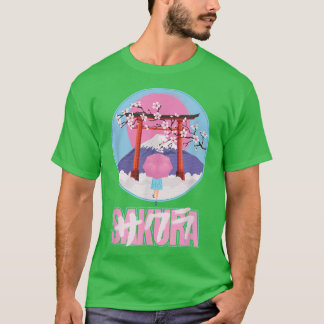 T-shirt Sakura Kawaii Anime Manga Cute Parodie Japonaise