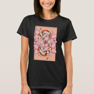 T-shirt Sakura Nishikigoi cerise en fleurs Taisho Sanke Ko
