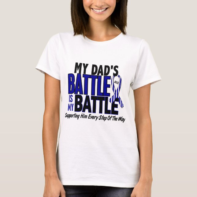 T-shirt SAL ma bataille trop 1 papa (Devant)