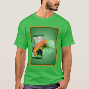 T-shirt Salamandre Rouge Orange Démoulée