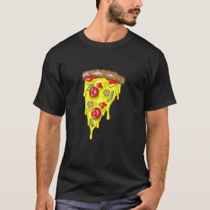 T-shirt Salami à part de pizza américaine