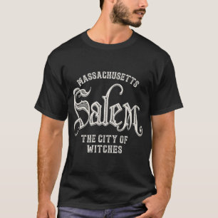 T-shirt Salem La Ville Des Sorcières Massachusetts