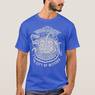 T-shirt Salem Massachusetts La Ville Des Sorcières
