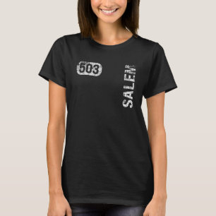 T-shirt Salem Oregon 503 indicatif régional Vintage Rétro