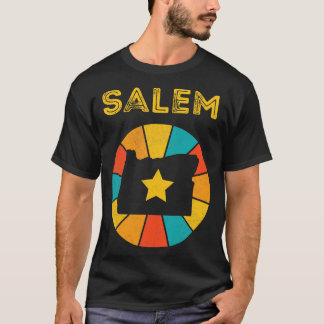 T-shirt Salem Oregon Souvenir Vintage désorganisé 1