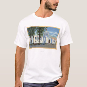 T-shirt Salem, Orégon - vue de bâtiment de capitol d'état