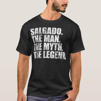 T-shirt Salgado Salgado Nom de famille Salgado nom de fami