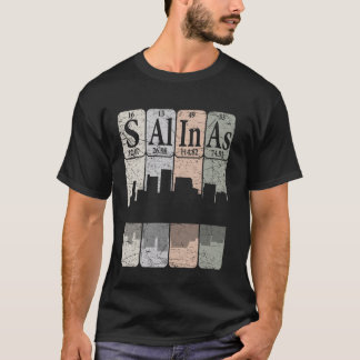 T-shirt Salinas Californie Tableau Périodique Éléments Sal