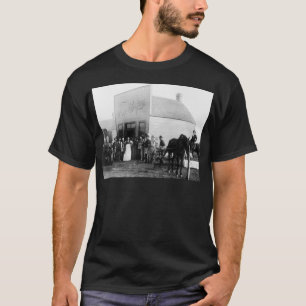 T-shirt Salle ancienne de ville vintage de frontière