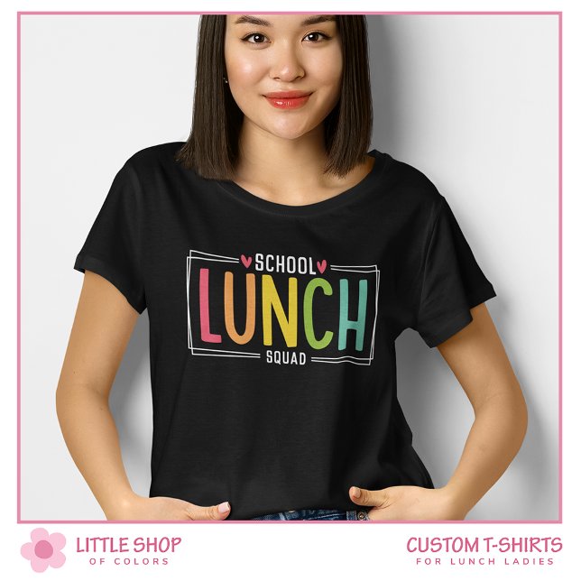 T-shirt Salle de déjeuner scolaire Salle de déjeuner perso (Créateur téléchargé)