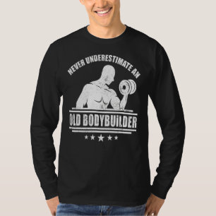 T-shirt Salle De Fitness Mens Ne Sous-Estime Jamais Un Vie