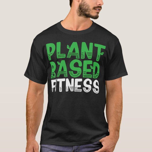 T-shirt Salle De Fitness Vegan Fitness Exercice Bodybuildi (Devant)