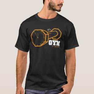 T-shirt Salle de gym O'clock Amusant Exercice Fitness