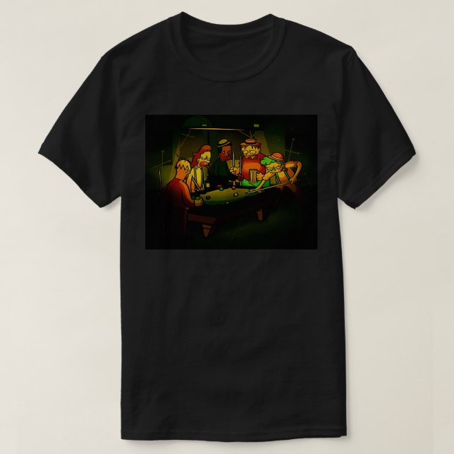 T-shirt salle de piscine (Design devant)