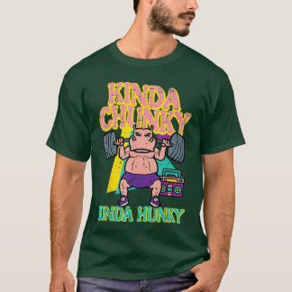 T-shirt Salle de sport Kindy Chunky Hunky Hippo Drôle de F