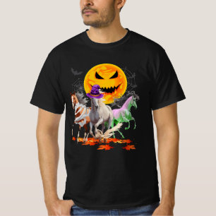 T-shirt Salle d'horreur Citrouille de la sorcière Zombie m