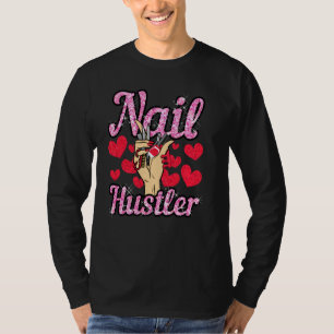 T-shirt Salon Artiste Nail Tech Beuaticienne Manicuriste