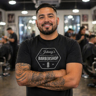 T-shirt SALON DE COIFFURE DE JOHNNY / Chemise personnalisa