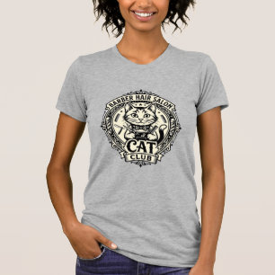 T-shirt Salon de coiffure pour hommes Chat drôle Graphique
