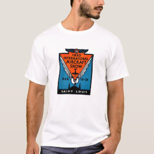 T-shirt Salon de l'aéronautique 1930 de St Louis