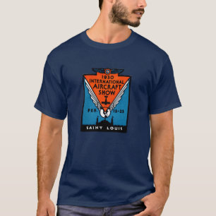 T-shirt Salon de l'aéronautique 1930 de St Louis