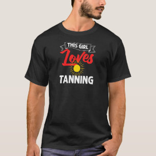 T-shirt Salon de pulvérisation de bronzage de lit de bronz