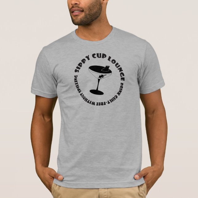 T-shirt Salon de tasse de Sippy (Devant)