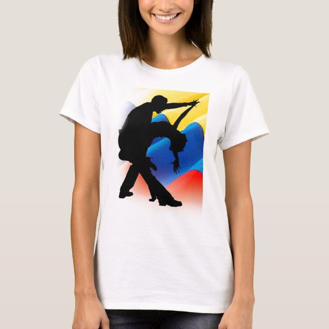 T-shirt Salsa Colombiana de La de vivats de Que (Devant)