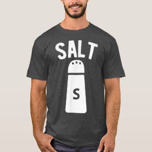 T-shirt Salt De Sel Et Poivre Correspondant Magasin D'Hall
