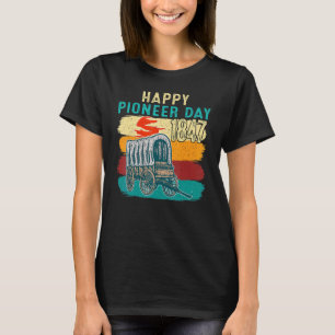 T-shirt Salt Lake City Joyeux Pioneer Day 1847 Vintage 1