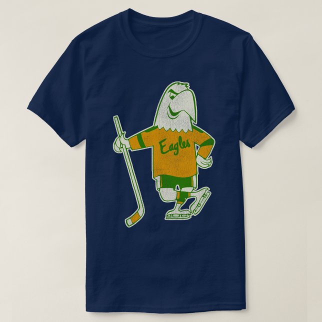 T-shirt Salt Lake Golden Eagles Retro Defunt Ice Hockey (Design devant)