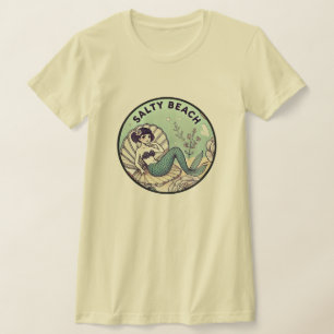 T-shirt Salty Beach Mermaid