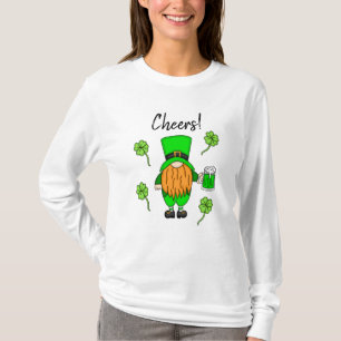 T-shirt Salue St Patrick's Day Leprechaun Bière verte