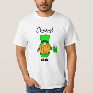 T-shirt Salue St Patrick's Day Leprechaun Bière verte