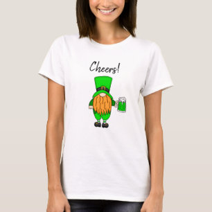 T-shirt Salue St Patrick's Day Leprechaun Bière verte