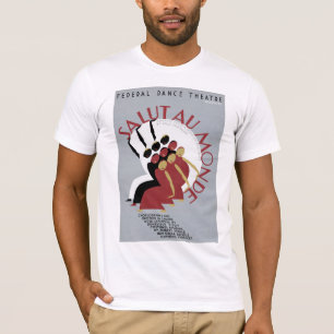 T-shirt Salut Au Monde
