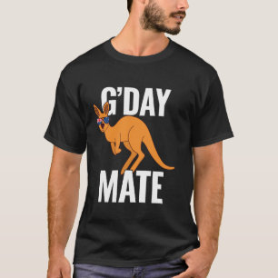 T-shirt Salut camarade drôle kangourou drapeau australien 