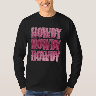 T-shirt Salut Cowgirl Western Country Rodeo Sud Pour F