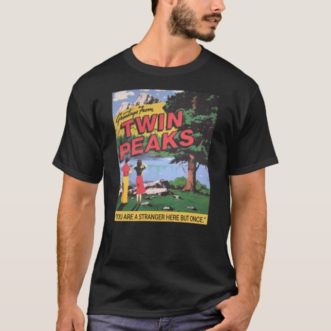 T-shirt Salut de Twin Peaks Washington Graphic (Devant)